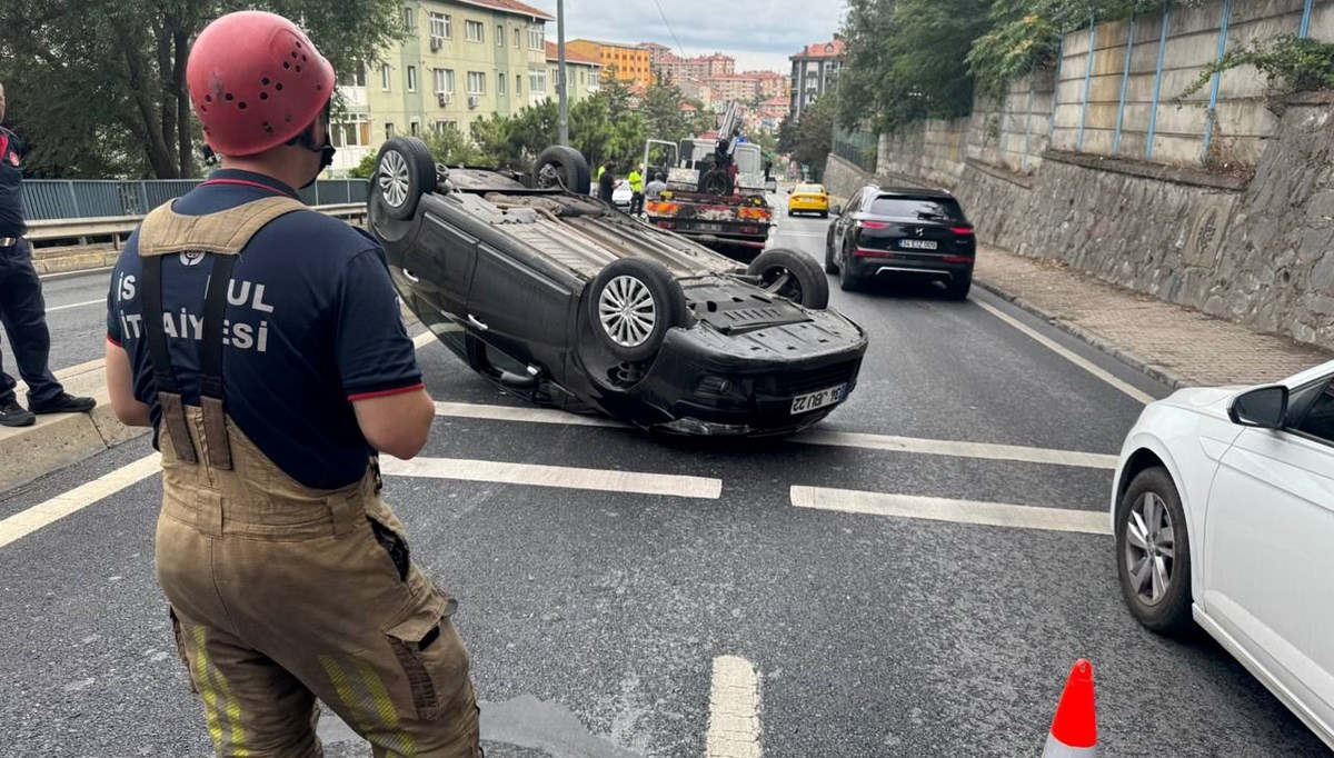 Sarıyer'de trafik kazası
