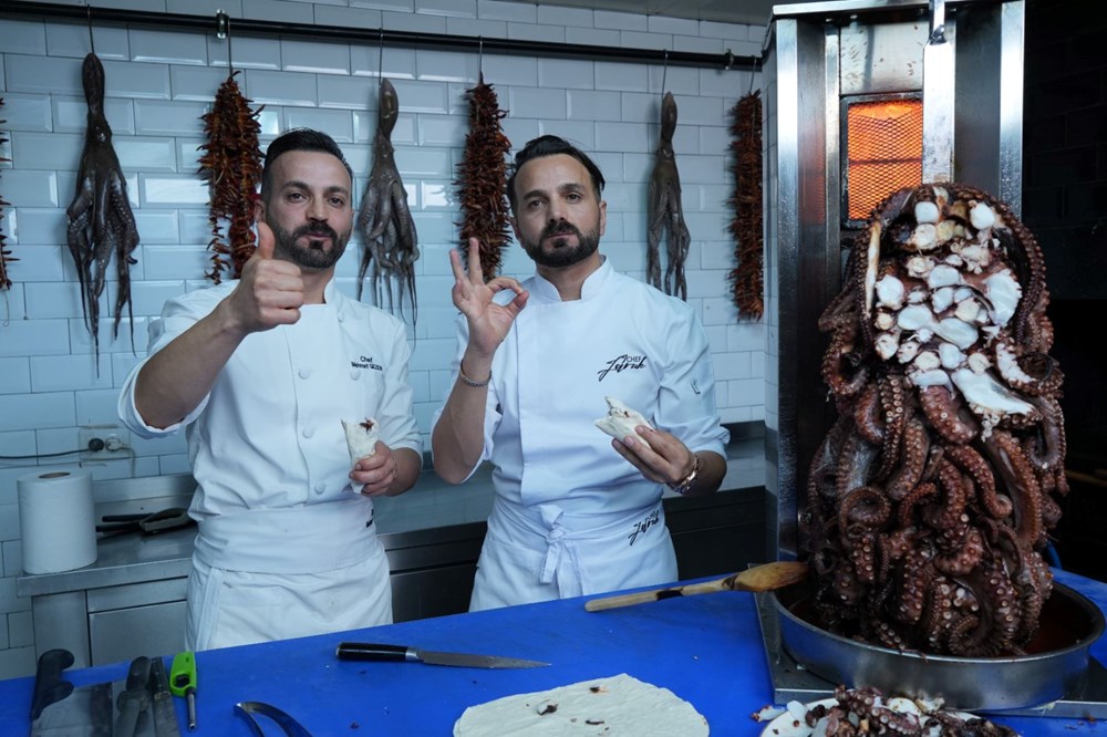 Ankara'da yeni lezzet trendi: Ahtapot döner! - 4