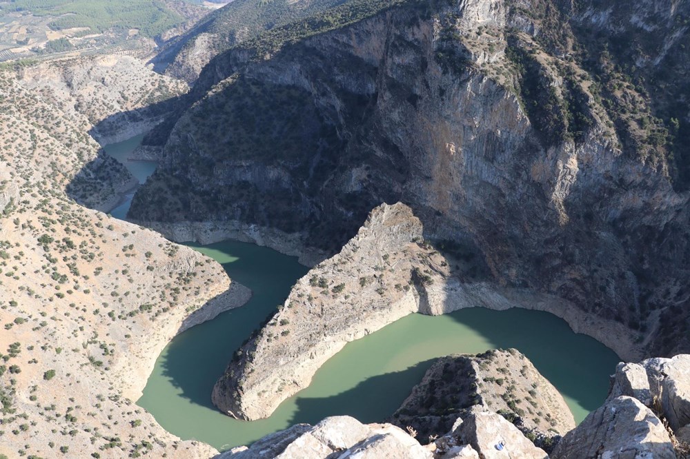 Doğa harikası İnceğiz Kanyonu'nun suyu çekildi - 8