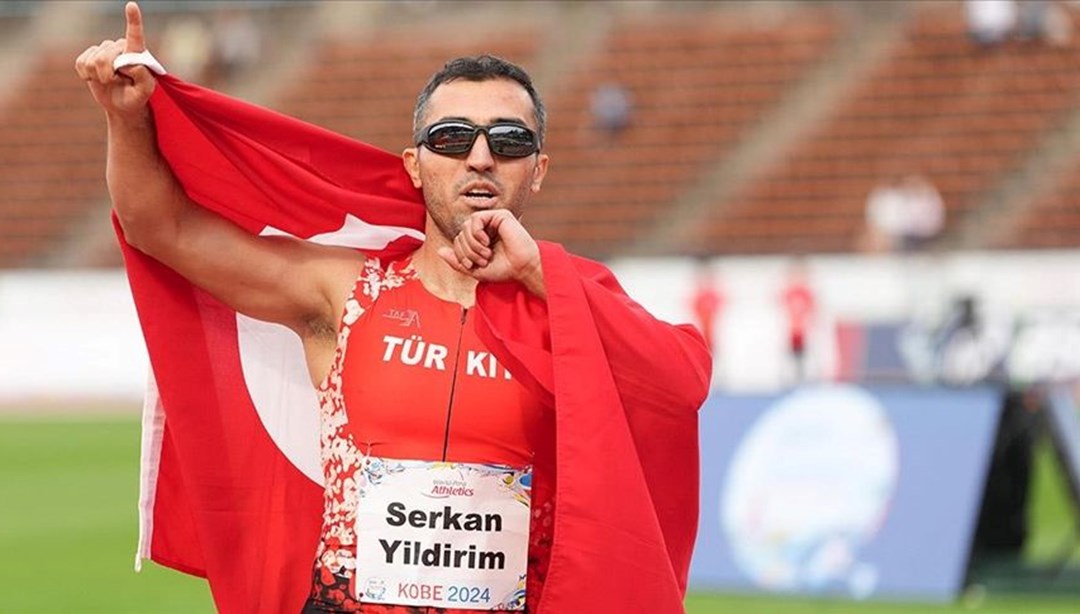 Görme engelli atlet Serkan Yıldırım 400 metrede de dünya şampiyonluğuna
