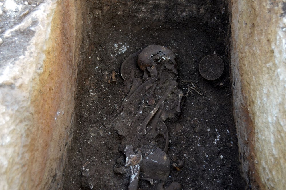 Perre Antik Kenti'nde 1500 yıllık insan iskeleti bulundu - 4