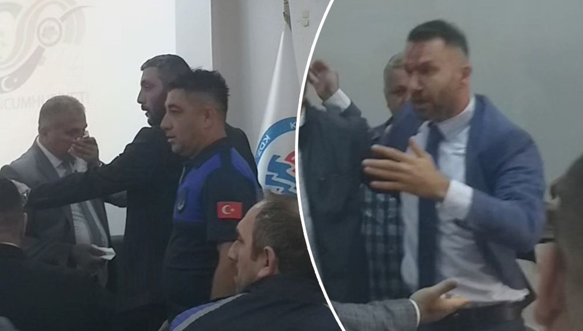 Belediye meclisinde kavga: 2 üye yaralandı Belediye meclisinde kavga: 2 üye yaralandı