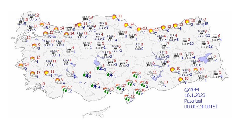 3 il için turuncu kodlu yağış uyarısı (Bugün hava durumu nasıl olacak) - 10