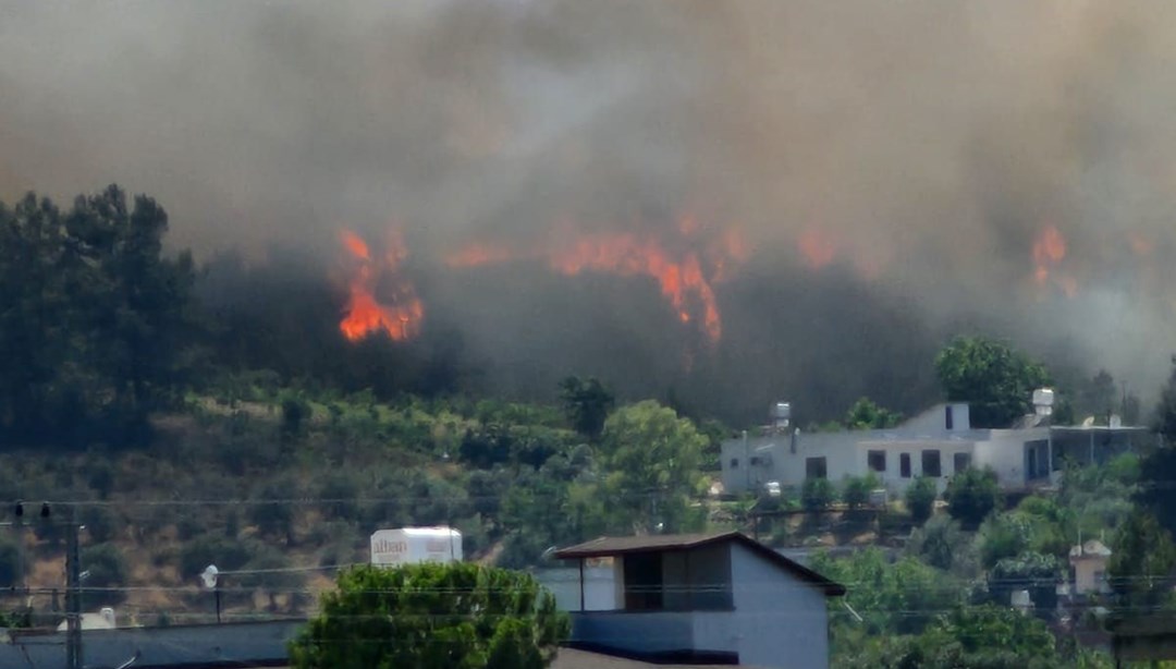 Hatay ve Balıkesir'de orman yangını