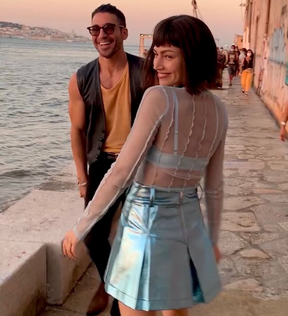 Kaan Yıldırım'dan ayrılan Hande Erçel'e Miguel Angel Silvestre'den yakın takip - 5
