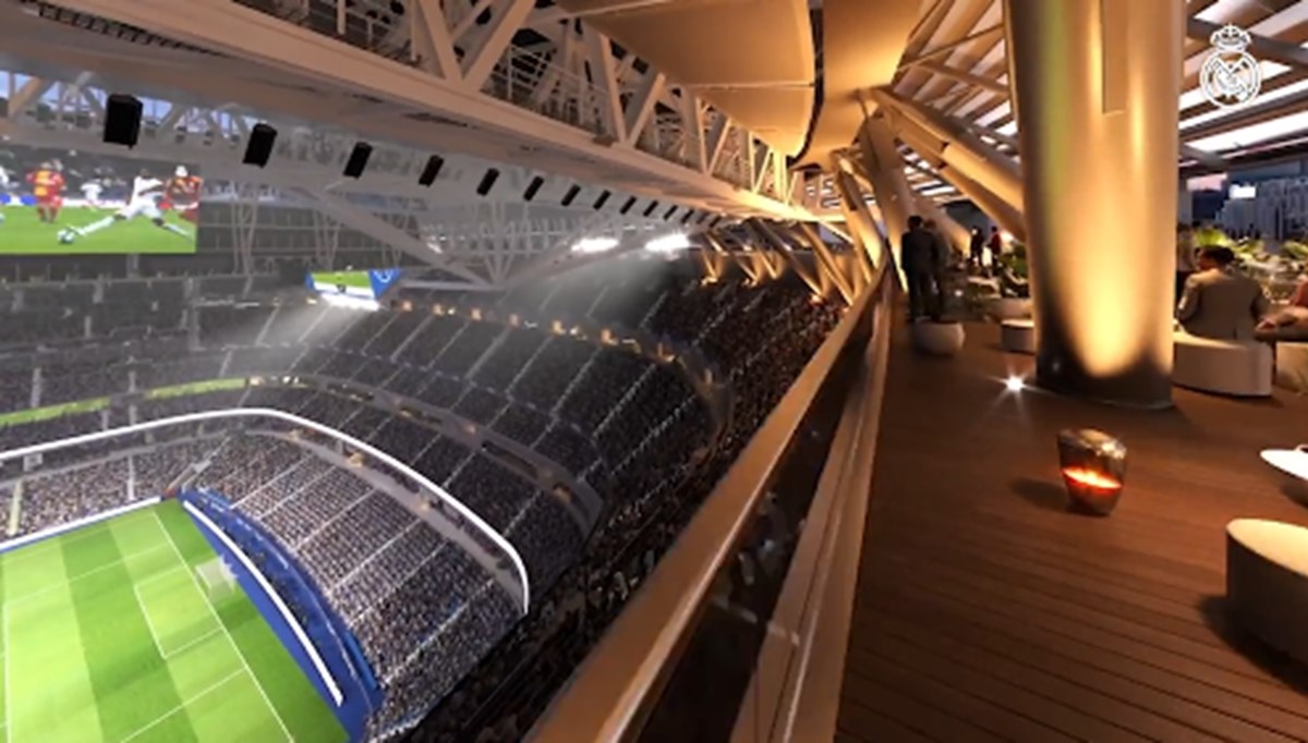 Real Madrid'in stadyumu Santiago Bernabeu yenilendi Real Madrid'in stadyumu Santiago Bernabeu yenilendi