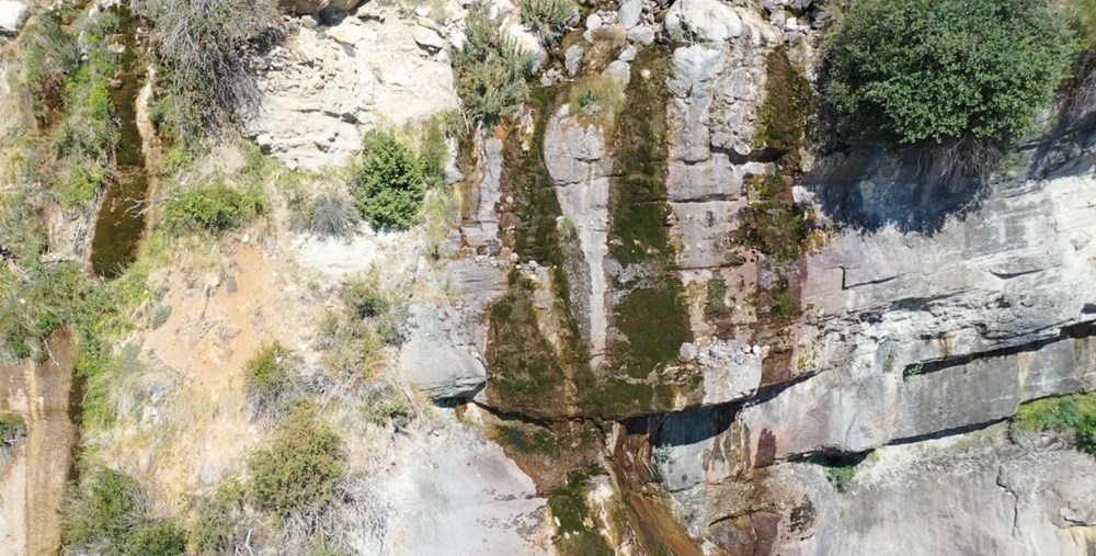 Antalya’da Akdağ eteklerindeki Uçarsu Şelalesi kurudu - 4