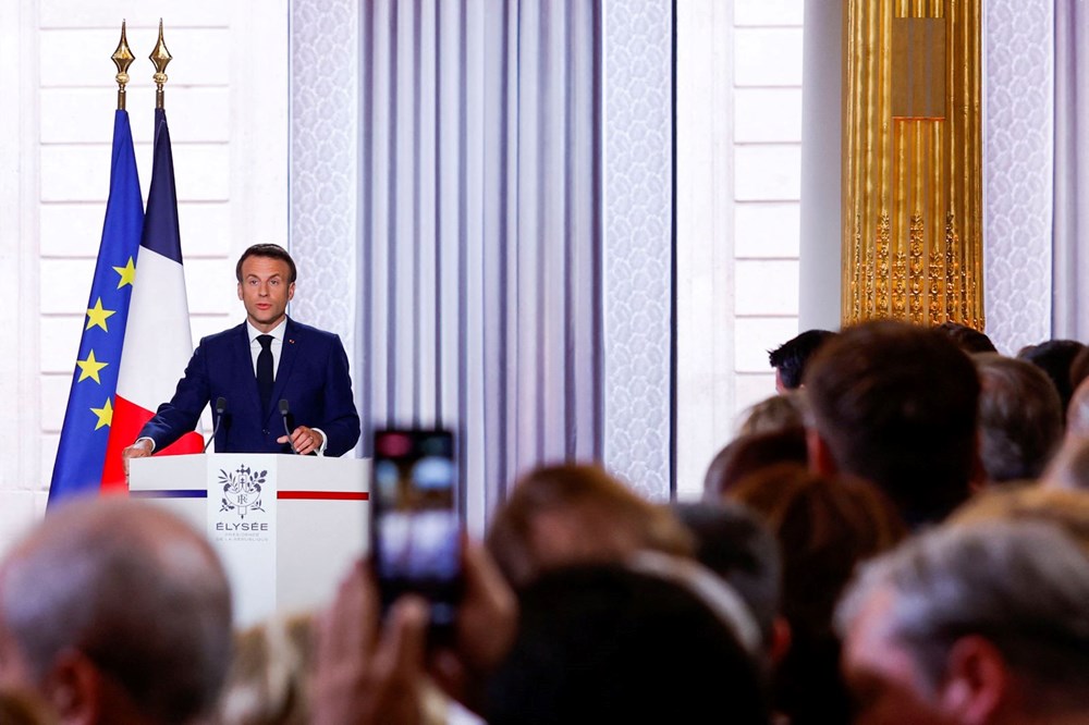 Macron'un yeni dönem görevi için tören düzenlendi - 7
