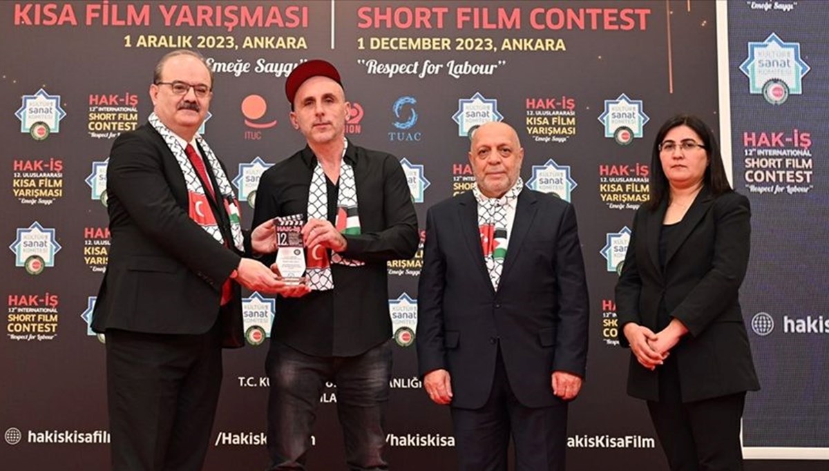 Danimarkalı yönetmenden Filistin'e destek Danimarkalı yönetmenden Filistin'e destek