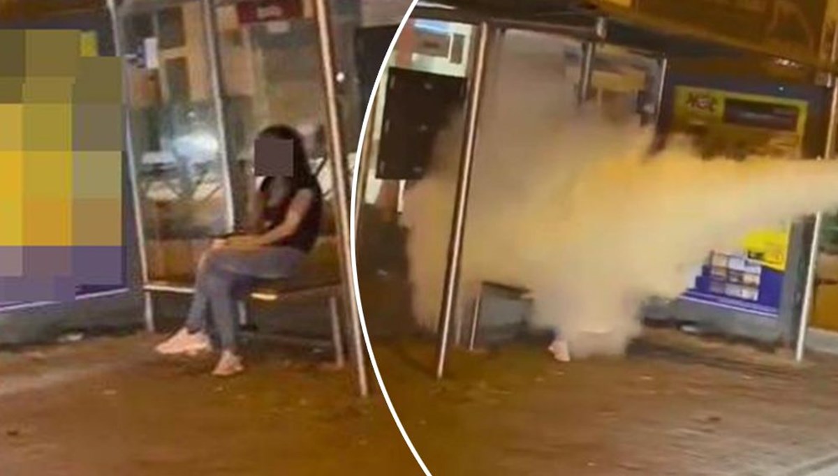 Duraktaki yolcuya yangın söndürme tüpüyle saldırıda 7 gözaltı Duraktaki yolcuya yangın söndürme tüpüyle saldırıda 7 gözaltı