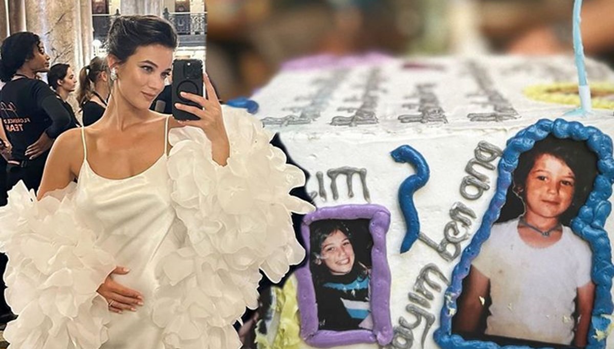 Pınar Deniz'e esprili doğum günü pastası: