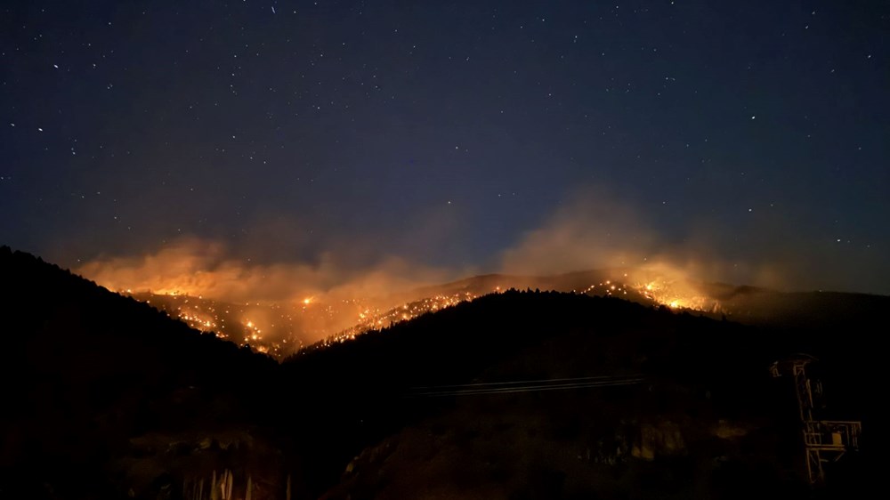 Çanakkale'de yangın büyüyor: Evler ve araçlar zarar gördü, çok sayıda tahliye var - 14