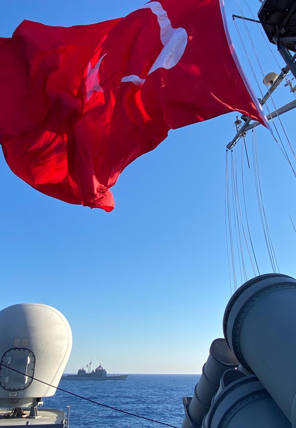Akdeniz'de Türk ve ABD gemilerinden deniz eğitimi - 1
