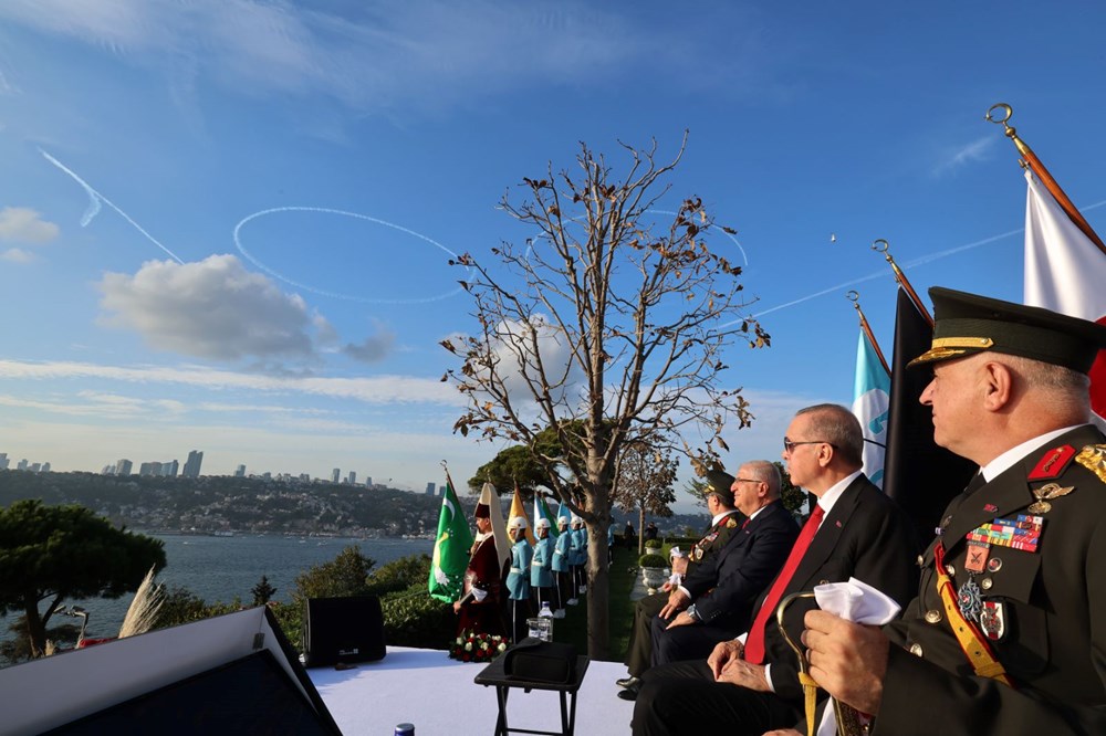 100. yılda 100 gemiyle boğaz geçişi | SOLOTÜRK ve Türk Yıldızları'ndan 100. yıl uçuşu - 6