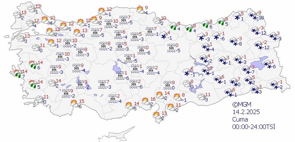 Soğuk havaya kısa bir ara: Önce yağmur sonra kar! - 5