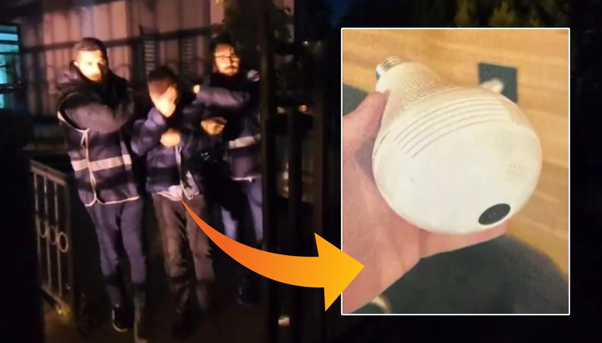 Bungalovdaki gizli kamera skandalında en net fotoğraf!