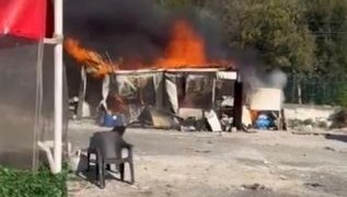 Bakırköy'deki sosyete pazarında yangın paniği