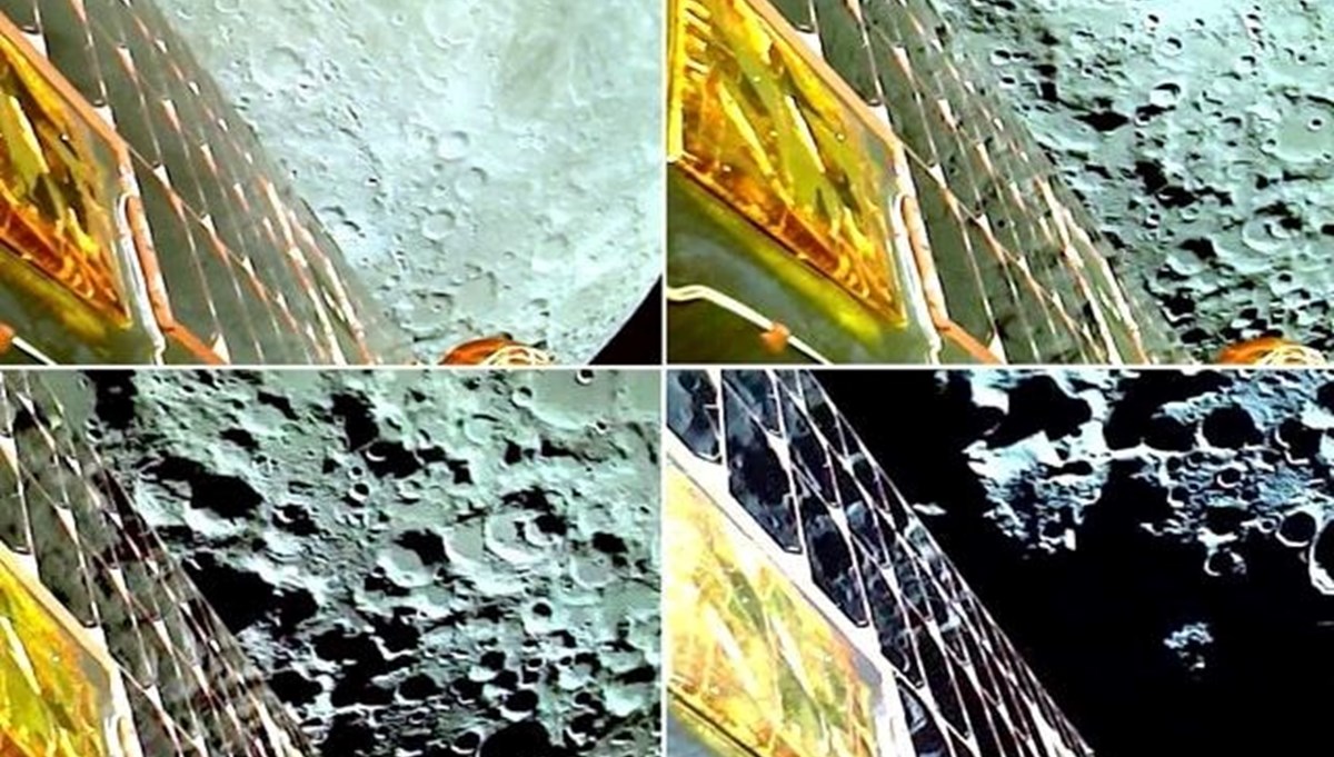 Hindistan'ın Chandrayaan-3 uzay aracı Ay'ın yeni fotoğraflarını paylaştı Hindistan'ın Chandrayaan-3 uzay aracı Ay'ın yeni fotoğraflarını paylaştı