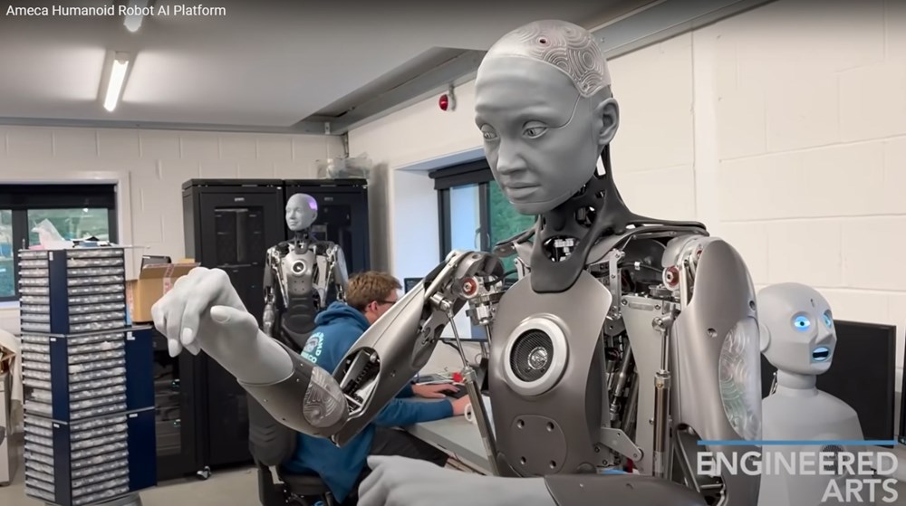En gelişmiş insansı robot "Ameca" tanıtıldı - 9