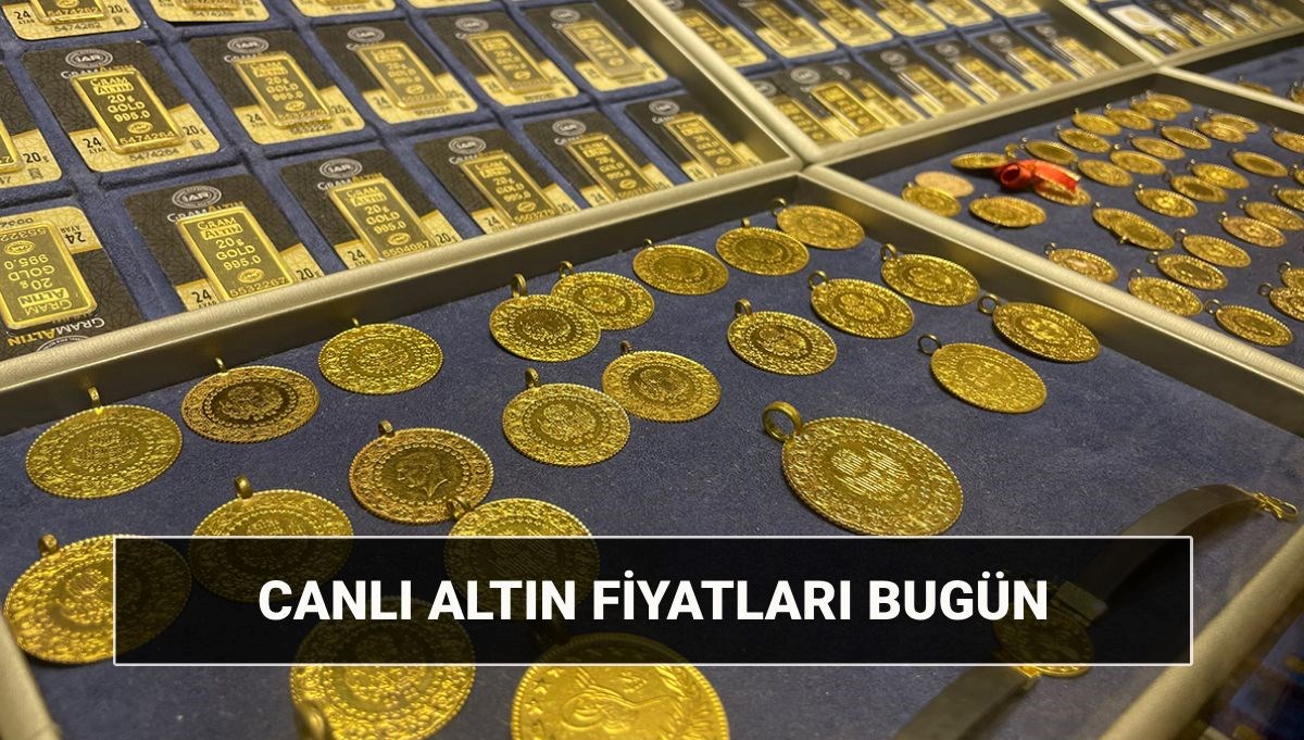Altında düşüş sürüyor: Bugün altın ne kadar? Canlı altın fiyatları