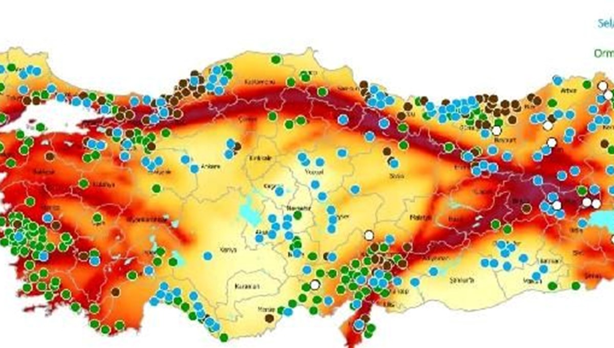 AFAD, Türkiye'nin 'afet risk haritası'nı çıkardı