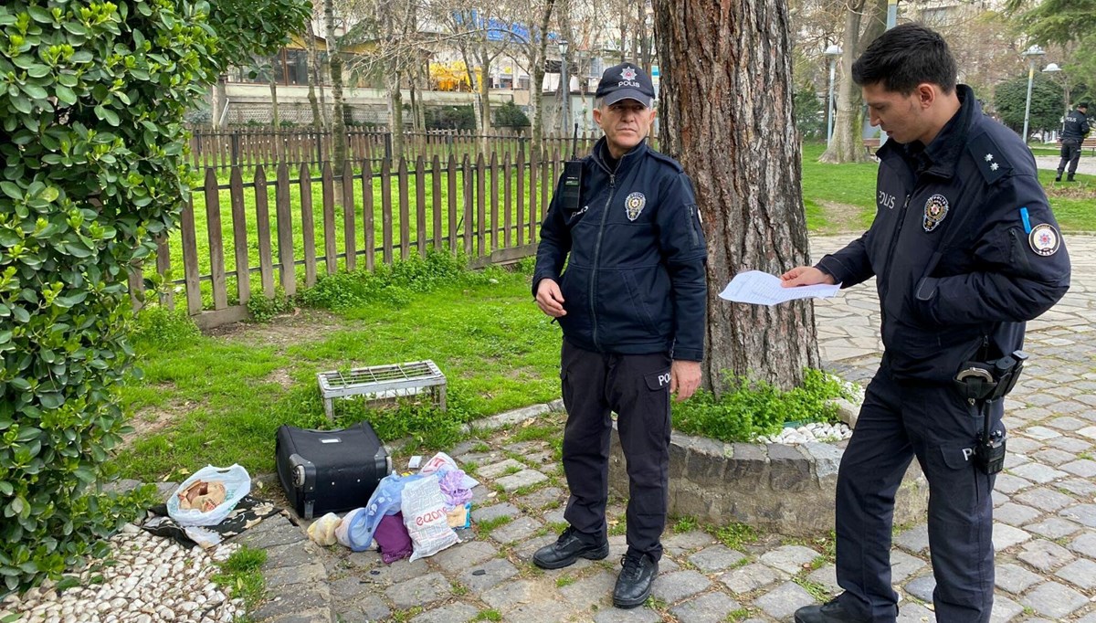 Fünyeyle patlatılan valizden sucuk, tereyağı ve kıyafet çıktı
