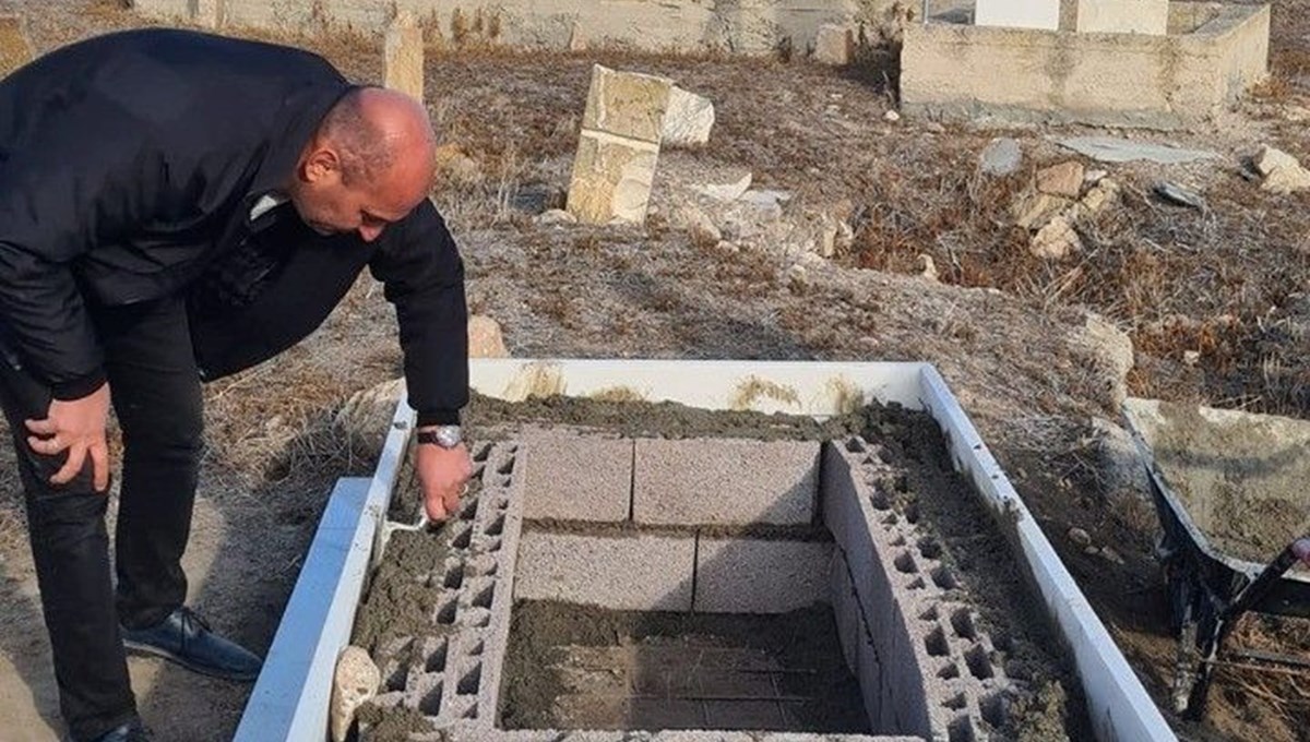 36 yıl sonra şehit sayılan jandarma erin mezarı yapıldı 36 yıl sonra şehit sayılan jandarma erin mezarı yapıldı