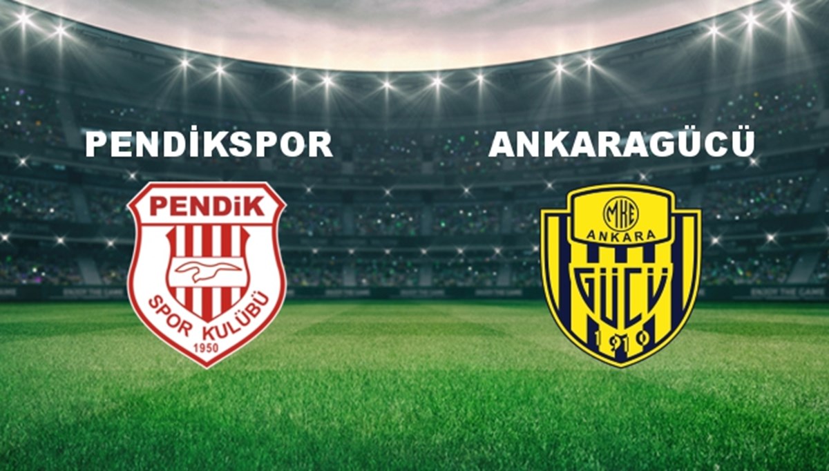 Pendikspor - Ankaragücü Maçı Ne Zaman? Pendikspor - Ankaragücü Maçı Hangi Kanalda Canlı Yayınlanacak?