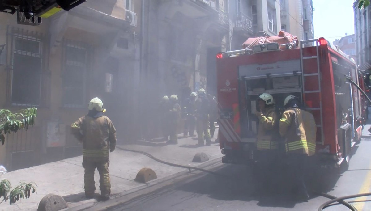 Beyoğlu'nda yangın