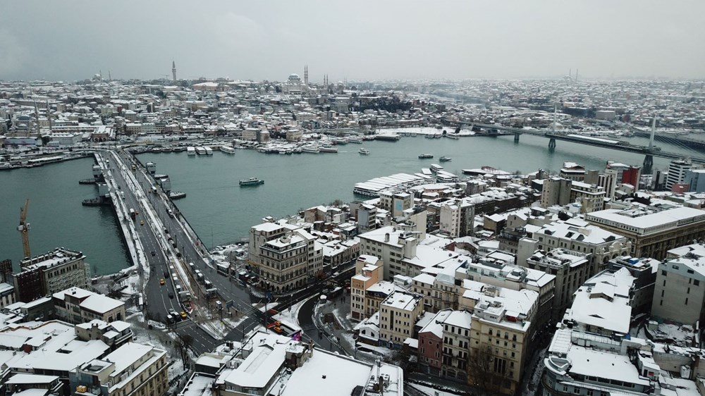 İstanbul'dan kartpostallık kar manzaraları - 32