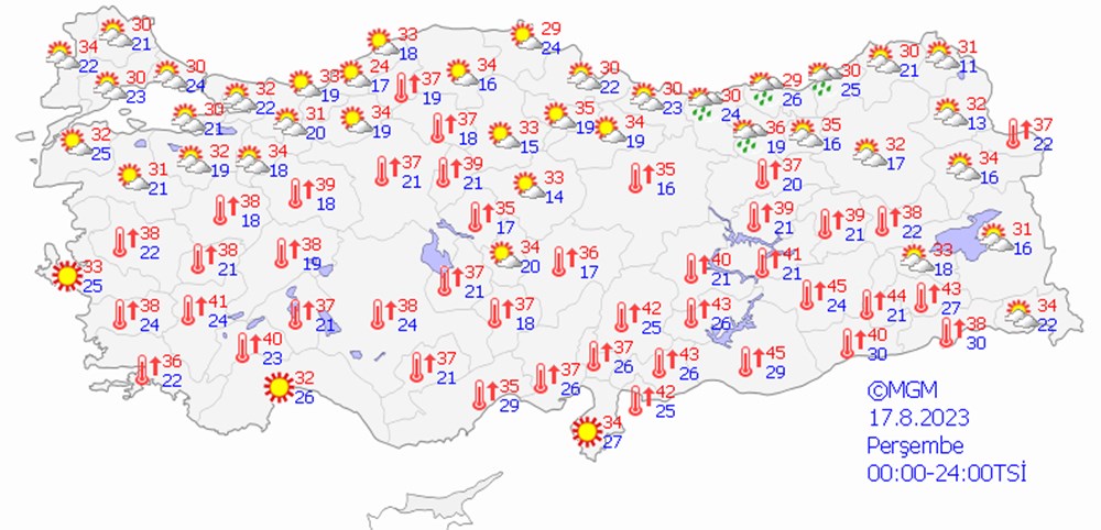 Meteoroloji'den "sıcak hava dalgası" uyarısı - 8