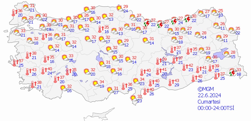 Yağış gitti aşırı sıcaklar geri geldi: 45 dereceler görülecek! - 12