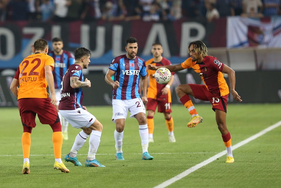 SON DAKİKA: Dev maçta kazanan yok (Trabzonspor-Galatasaray maç sonucu) - 1