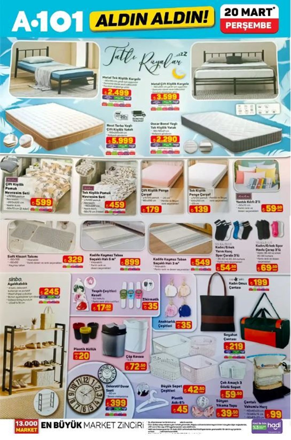 A101'de Teknoloji ve Ev Şöleni: 20 Mart'ta Yok Yok! (TV, Airfryer, Oyuncu Ekipmanları, Yataklar...) 76 s8K8ccmpkkywv3nPMaqGzQ