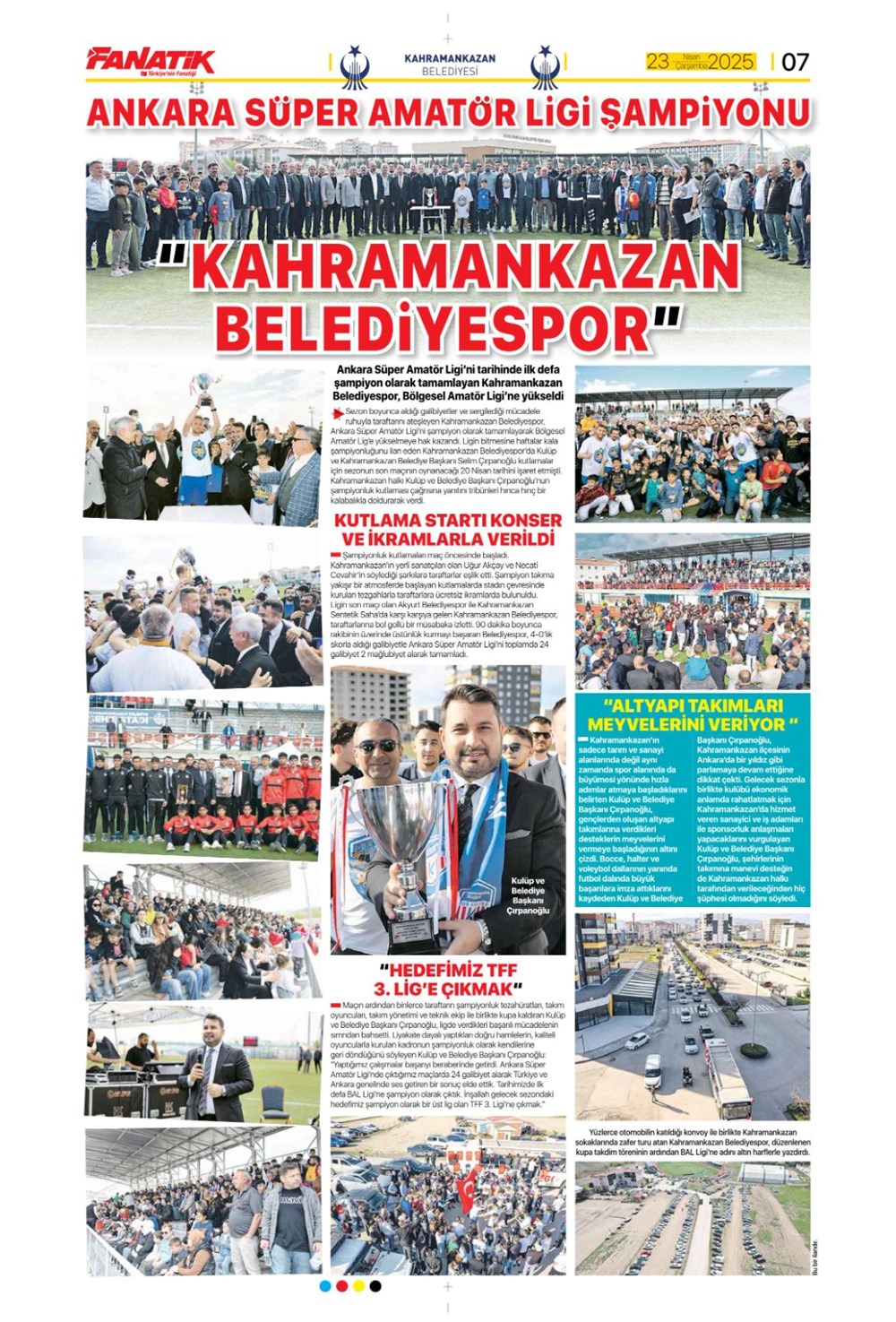 "Aslan finale kükredi" (23 Nisan 2025 spor manşetleri) - 6