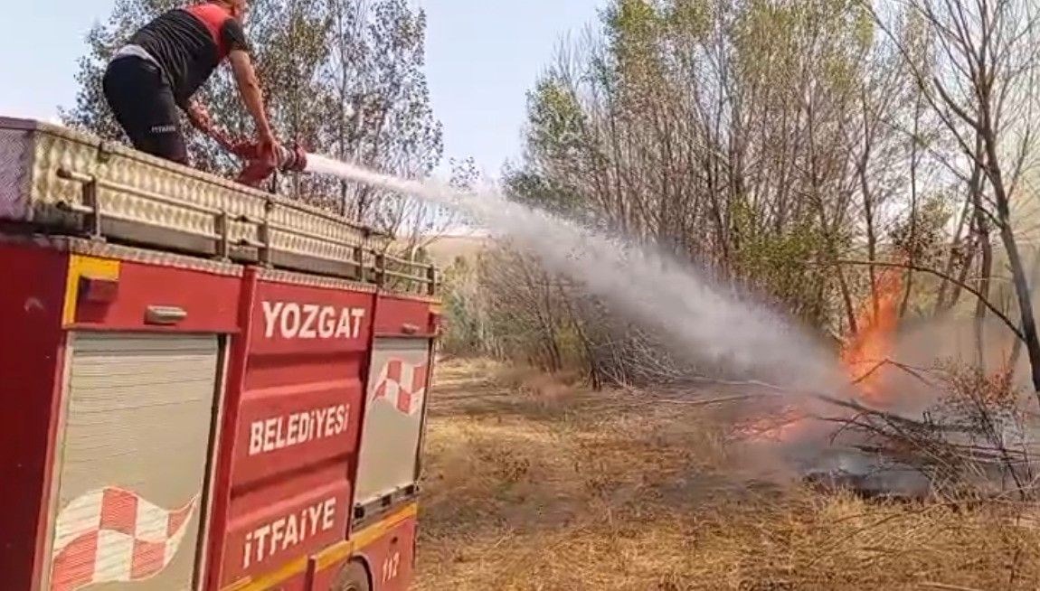 Yozgat’ta peş peşe yangınlar