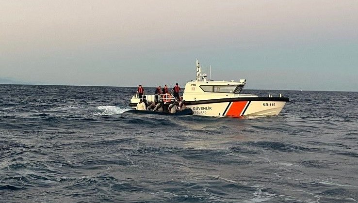 Ayvacık açıklarında düzensiz göçmen