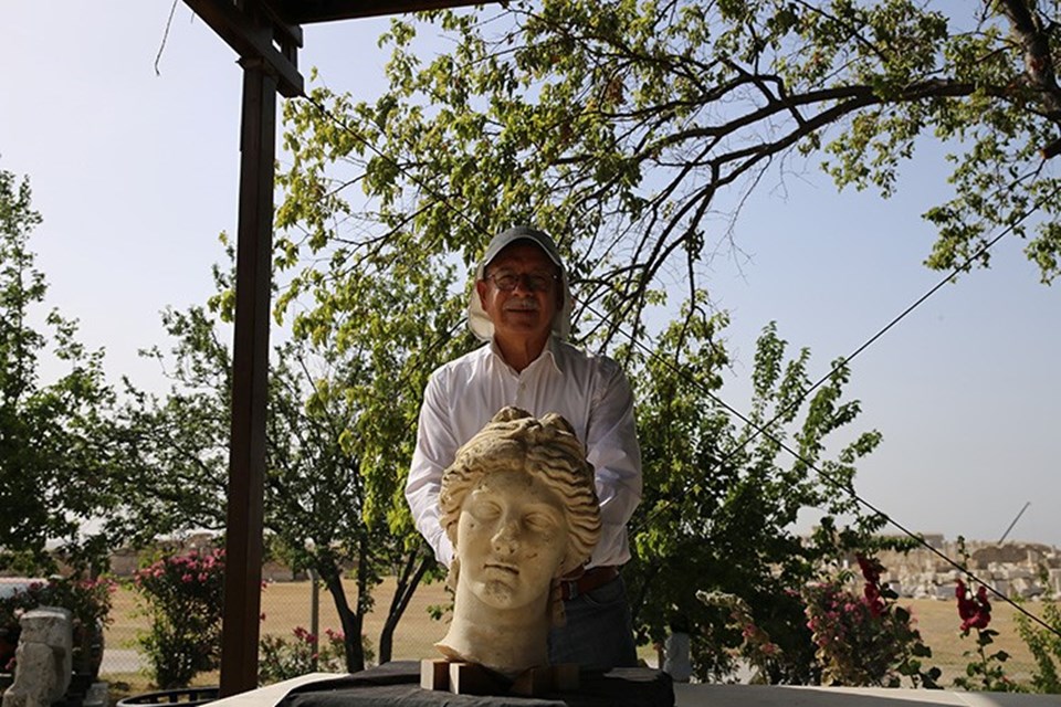 Laodikya'da "Hygieia" heykelinin başı bulundu - 2