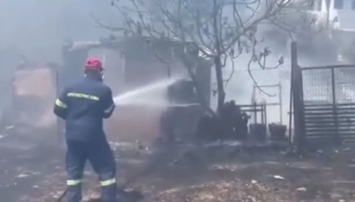 Yunanistan’da orman yangını Yunanistan’da orman yangını