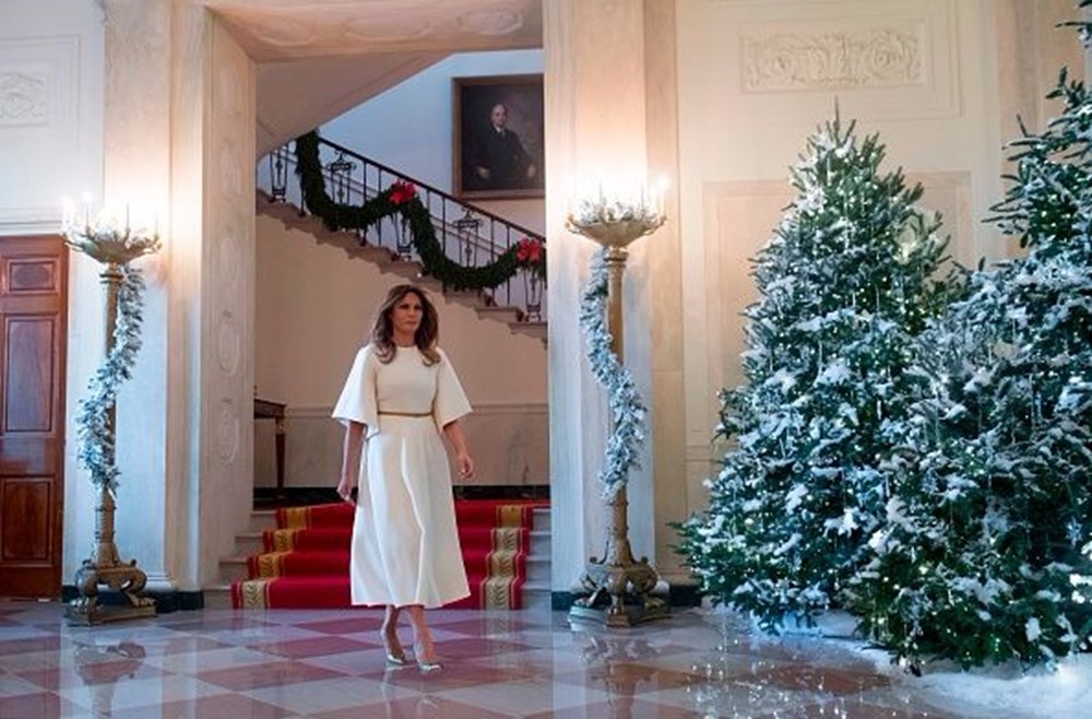 ABD First Lady’si Melania Trump’ın yılbaşı hazırlıkları Magazin