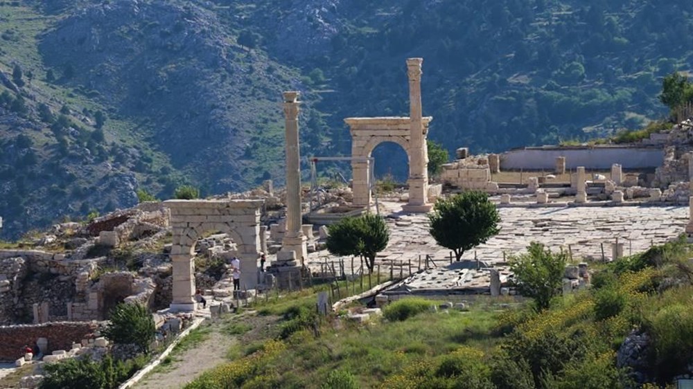 'Aşkların şehri' Sagalassos'u 42 binden fazla kişi ziyaret etti - 16