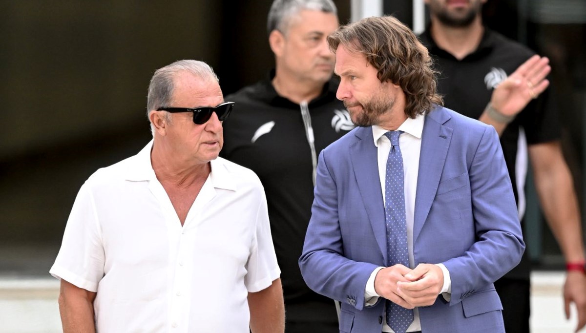 Fatih Terim ve Merih Demiral karşı karşıya geldi Fatih Terim ve Merih Demiral karşı karşıya geldi