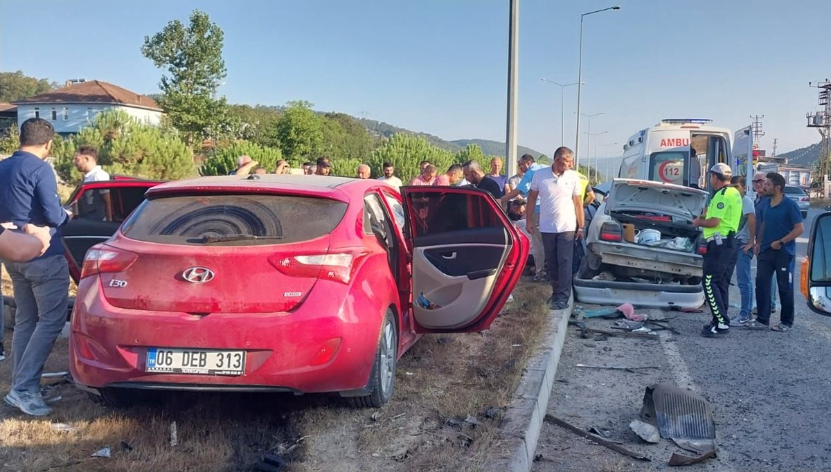 Samsun’da trafik kazası: 1 ölü, 7 yaralı