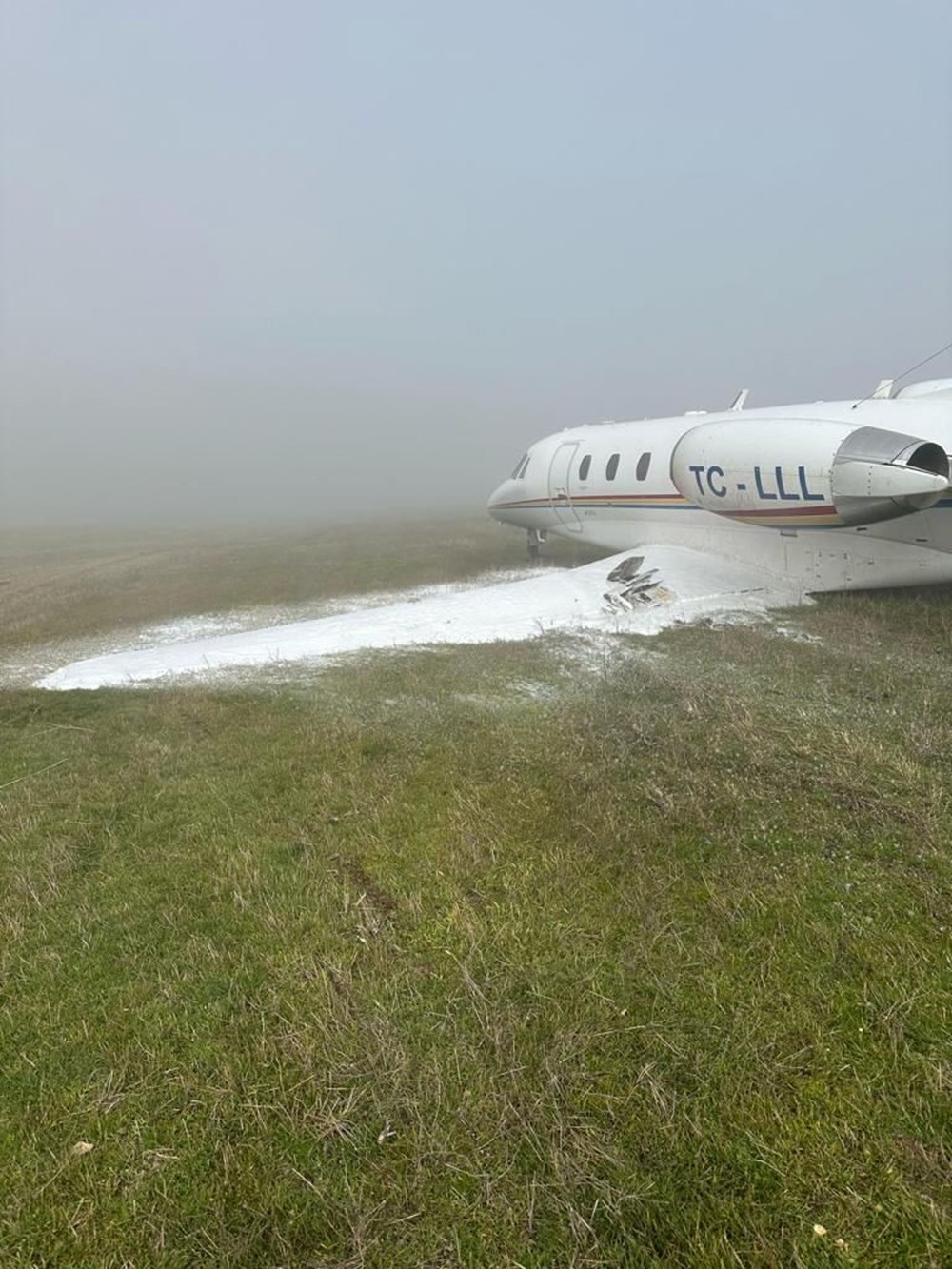 Diyarbakır'da özel jet pistten çıktı - 2