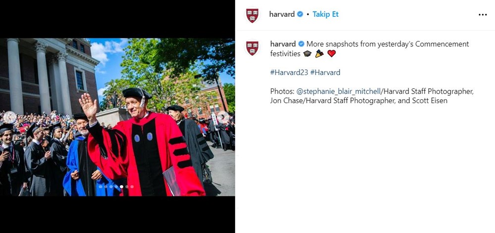 Harvard mezunlarına konuşan Tom Hanks: Hepimizin bir süper kahramana ihtiyacı var - 5