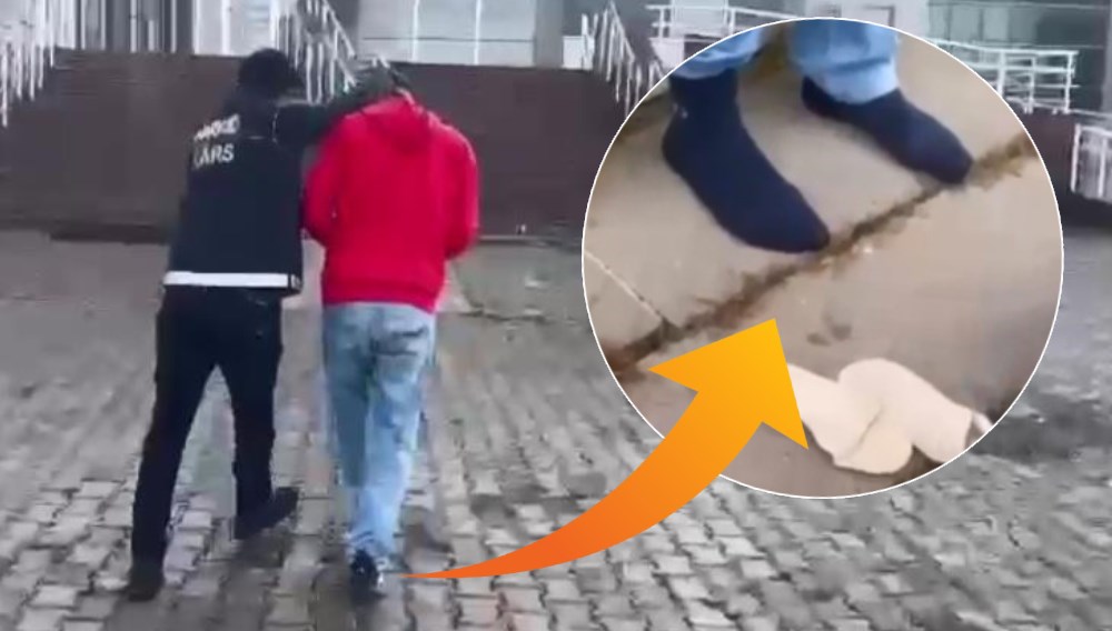 İranlıyı 45 numara spor
ayakkabısı ele verdi