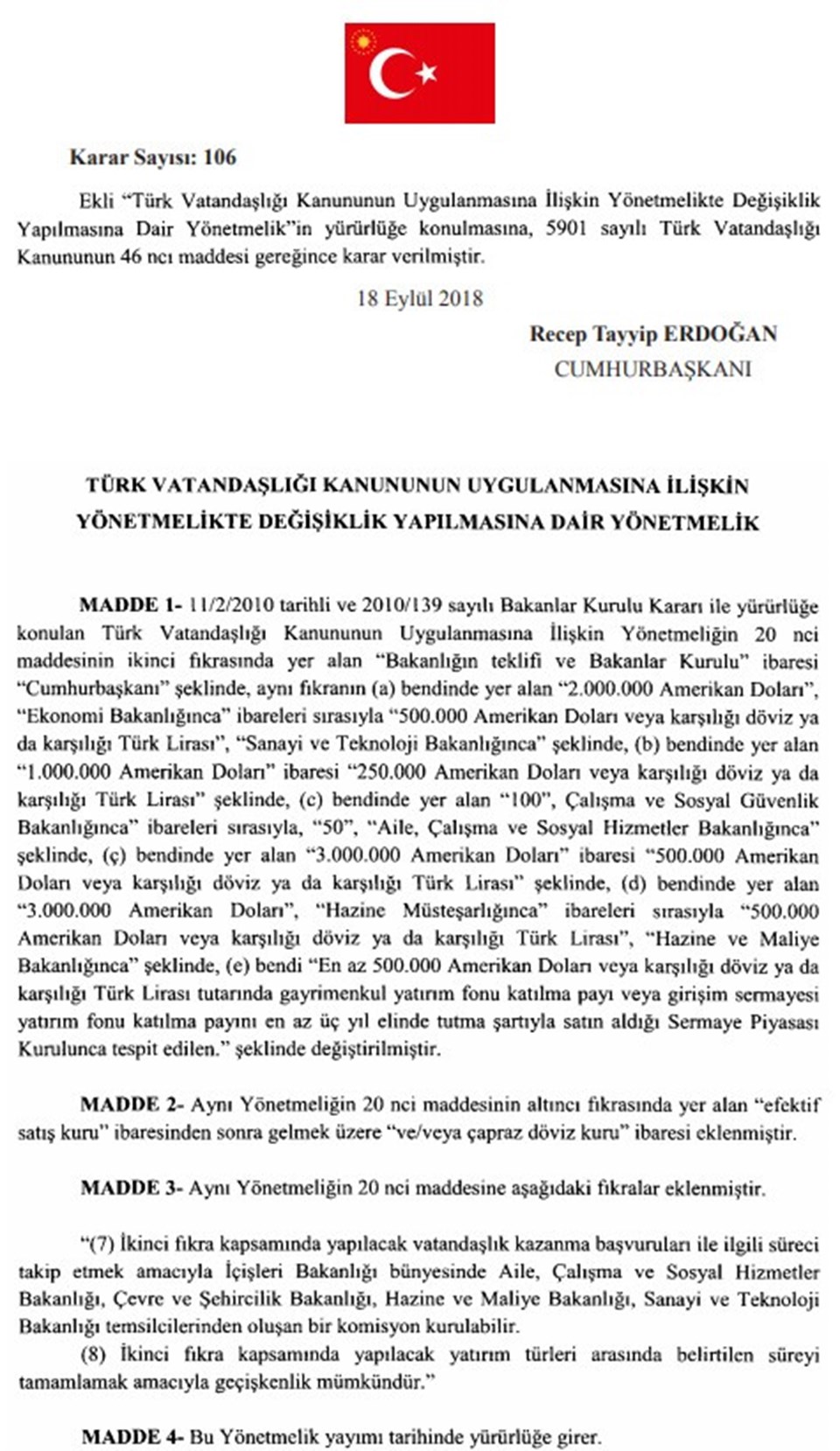 Türk vatandaşlığına geçiş kolaylaştı (Ev alana vatandaşlıkta indirim) - 1