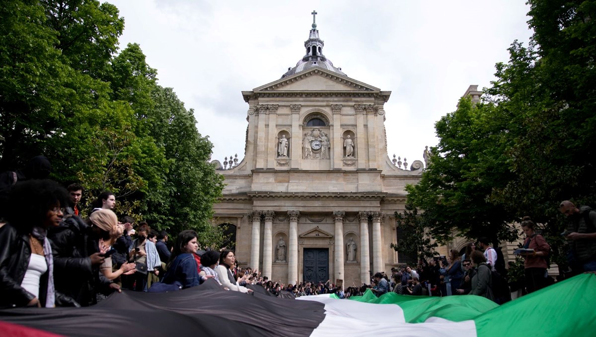 Fransa'da Gazze protestosu