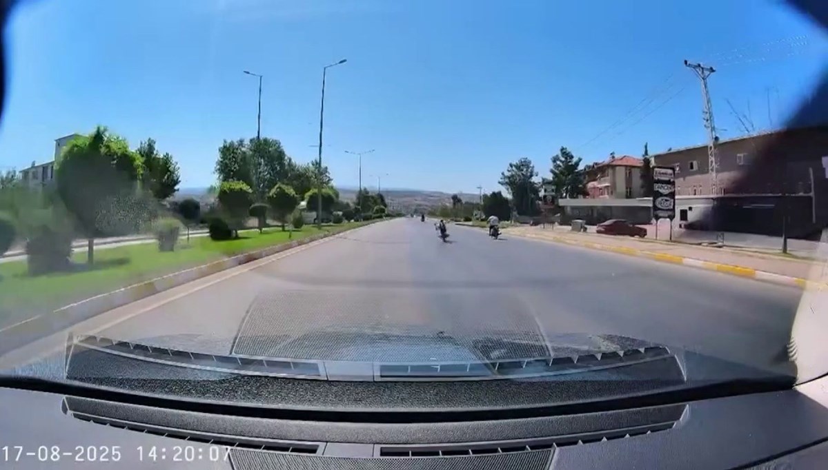 Trafikte tehlikeli yarış