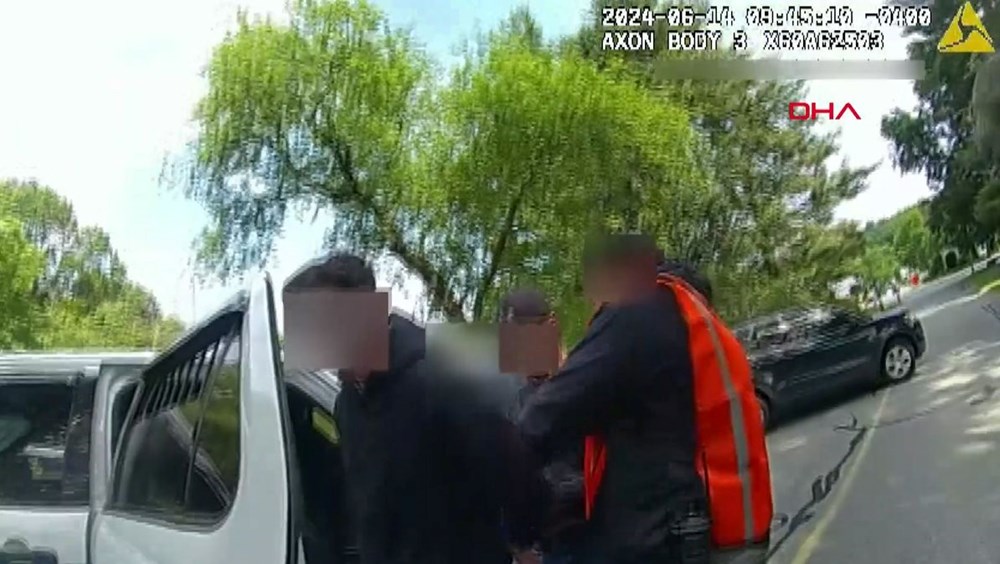 Firar�n sonu ters kelep�e! Eylem Tok ile o�lu Timur Cihantimur�un ABD�de g�zalt�na al�nd��� anlar ortaya ��kt�